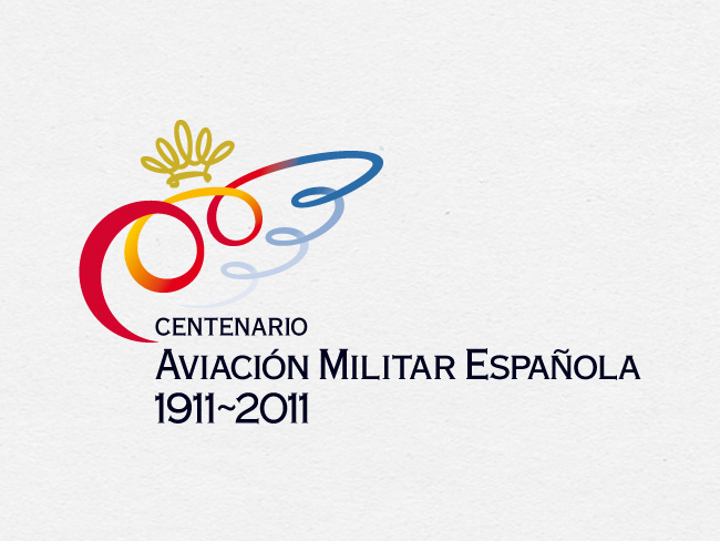 Logotipo conmemorativo Centenario de la Aviación Militar Española